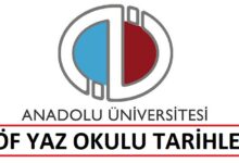 Anadolu Aöf Yaz Okulu